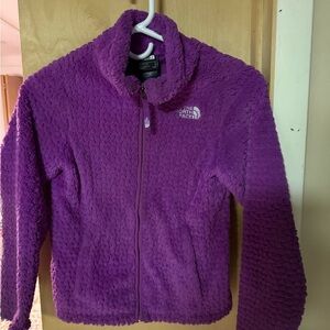 The North Face Kids Textured Purple Jacket